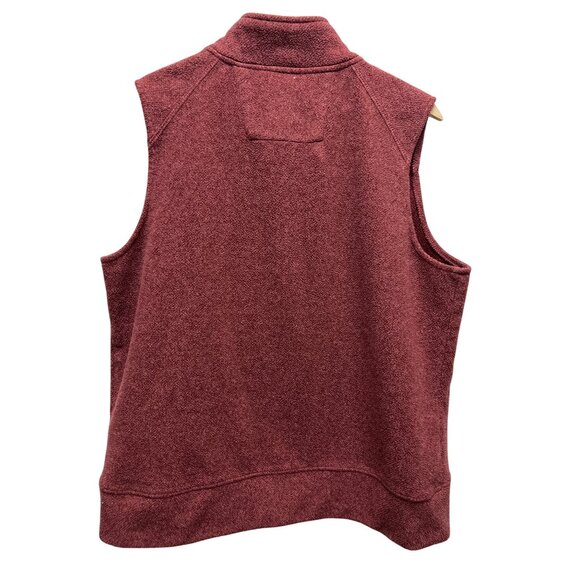 Carhartt Kentwood Burgandy Fleece Full Zip Vest - Picture 6 of 7